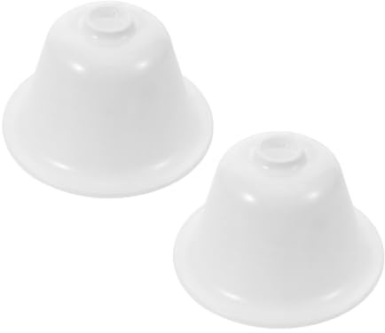 WHAMVOX Tapas decorativas para ventilador de techo 2 piezas, material plástico con acabado mate, ideales para montaje fácil en espacios interiores
