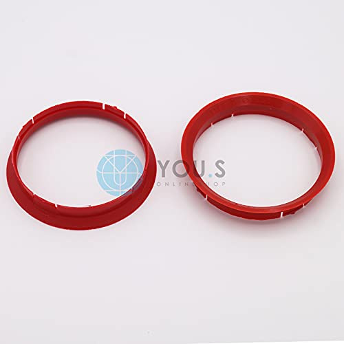 2 x ZENTRIERRINGE DISTANZRING für ALUFELGEN Z18 76,0-72,6 mm Alutec Anzio Rial