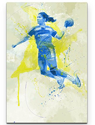 Handball I 90x60cm auf Leinwand gespannt fertig zum aufhängen