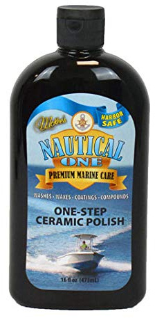 McKee's 37 Nautical One One-Step Ceramic Polish | All in One Polish Ceramic Sealant for Gel Coat Marine
