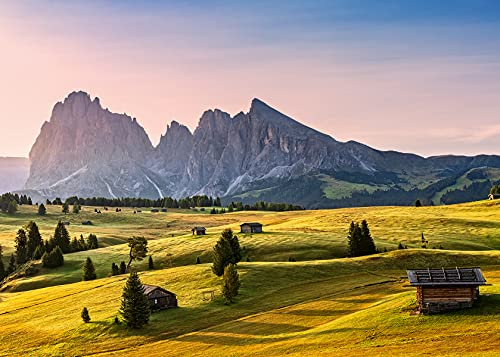 Ravensburger Puzzle 1000 Teile - Seiser ALM, Dolomiten, Südtirol - Puzzle für Erwachsene und Kinder ab 14 Jahren, [Exklusiv bei Amazon]