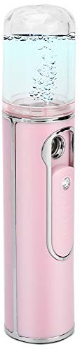 Nano Facial Steamer Mist Spray, Wiederaufladbarer Tragbarer USB-Gesichtsnebel, Handlicher Nano Mist Sprayer für Feuchtigkeitsspendende Gesichtsfeuchtigkeit, Mini-Handheld-Gesichtsdampfer