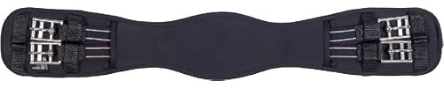 HKM Memory Foam Reitgurte Schwarz 75