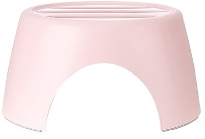 Dusche Kleine Bank, Erwachsene Anti-Rutsch-Kunststoff-Duschhocker, Wohnzimmer Schlafzimmer Einzelne Kinder Niedrigen Hocker, Dusche Sicherheit Sitzgelegenheiten ( Color : Pink , Size : 30.5*22.5*15.5c