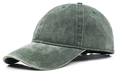 Zylioo XL Vintage Stil Basecap Kappe Für Großen Kopf Pigment Baseballkappe Washed Cotton Baumwolle Baseball Cap Waschbare Cappy 57-59cm