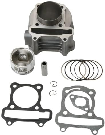 Kit de Cilindro de Carreras de Gran diámetro de 52 mm for FL-ex Te-ch 50 for Ci-tyl-in-er Do-LP-Hin Fi-re-nze Fun Hu-rri-Can K-VR Na-po-li SP-EE- dy Spri-nt VRR 50cc 4T
