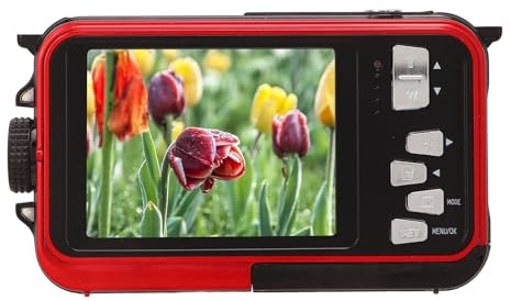 Caméra sous-Marine 2,7K, Full HD 48MP Autofocus 10 Pieds, Appareil Photo Numérique étanche, Zoom Numérique 16X, Caméra sous-Marine Compacte Flottante pour Selfie pour Enfants en
