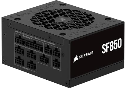 CORSAIR SF850 (2024) Fuente de Alimentación ATX Totalmente Modular de Bajo Ruido 80 Plus Platinum – Compatible con ATX 3.1 – Preparada para PCIe 5.1 - Negro