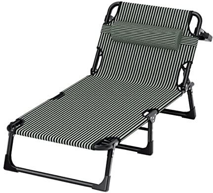 Guyifuny Tragbarer, klappbarer Chaiselongue-Stuhl, Chaiselongues für Terrasse, Balkon, Strandterrasse, Gartenstuhl, Sonnenliege, Reise-Campingstuhl, Terrassen-Liegestühle, Sessel, Büro-Liege