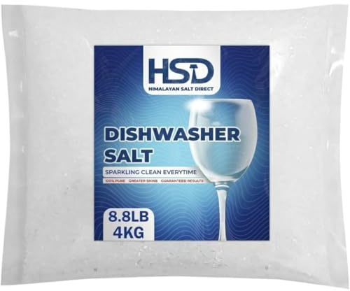 Dishwasher Salt Box, 4kg, Prevents Limescale Build Up, Effective against Hard Water