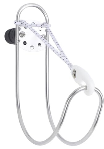 Soporte de Anillo de Salvavidas Marina para Yate, Barco Pulido de Acero Inoxidable, para Riel de 22-25mm