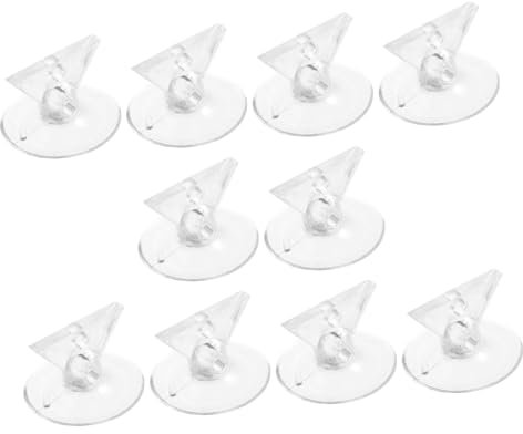 QUMIIRITY 10pcs Transparent Cup Light Bulb Remover Tool for Easy High Ceiling Replacement Lights Convenient for Safe Bulb Disassembly and Installation