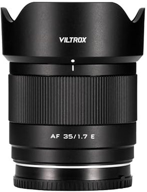 VILTROX 35mm F1.7 APS-C Camera Lens Auto Focus Light Weight Lens (for Sony E)