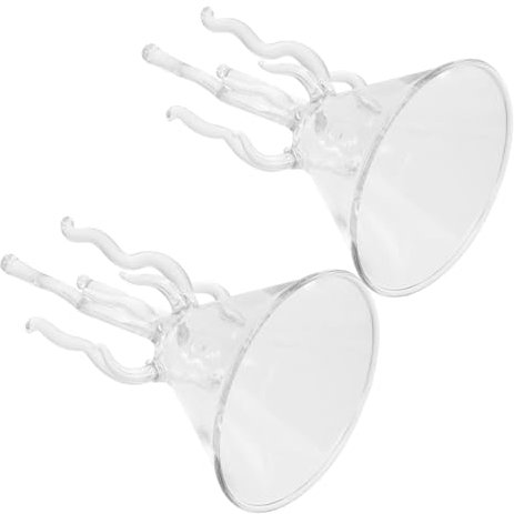 MAGICLULU 2pcs Wine Glass Unique Octopus Design Cocktail Glasses for Juice Martini and Festive Occasions Height Suitable for Gatherings and Ktv