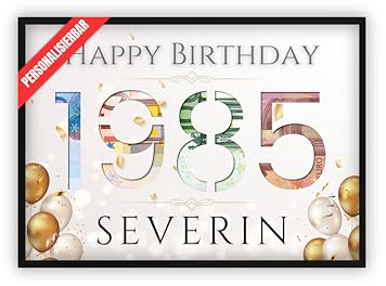 dockyardos® Geldgeschenk zum 40. Geburtstag | Geld kreativ verschenken | Beste Freundin | Geschenkidee für Mann und Frau | Geschenk für Junge und Mädchen