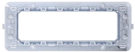 SUPPORTO A 6 MODULI, PER CASSETTA SCATOLA 506, PER PLACCA A 6 POSTI, COMPATIBILE CON BTICINO MATIX, SERIE SOLAR, SERIE CIVILE, MASCHERINA