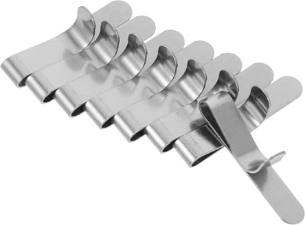 Mobestech Edelstahl Befestigungsklammern Für Tortenringe 8 Stück Verstellbare Kuchenring Clips Zur Stabilen Fixierung Und Formbeständigkeit Beim Backen Backzubehör Für Hobbybäcker Und Profis