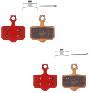 YINCL Bike Brake Pads,2 Pairs Bicycle Brake Pads,32mm*29.5mm Sintered Metal Bike Disc Brake Pads Compatible with AVID Elixir,for Mountain Bike/Road Bike/Ebike/MTB