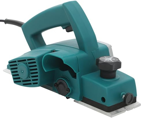 DOPBENT Elektrohobel 600 W, Hobelbreite 82 mm, Spantiefe 2 mm, Holzhobelmaschine, Elektrische Handhobelmaschine
