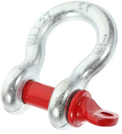 Healvian Manille Ancrage Galvanisée Manille Renforcée Pour Usage Tout-terrain Supporte Charge De Tonnes