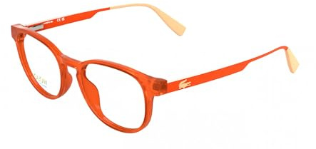 Lacoste L3666 615 transparent orange lumi 47/17/135 barn glasögonram