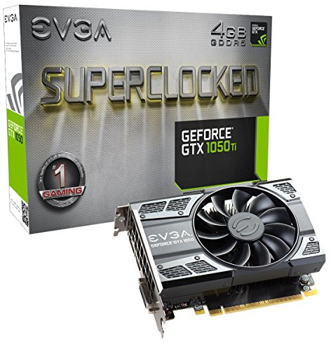 EVGA GeForce GTX 1050 Ti SC Gaming, 4 GB GDDR5, DX12 OSD Support (PXOC) Tarjeta gráfica 04G-P4-6253-KR
