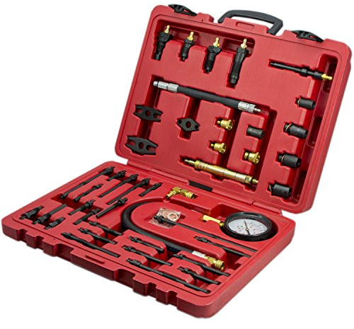 GEPCO Kompressionstester Prüfer Test Set für Benzin und Diesel Motoren 40 Bar 600 PSI
