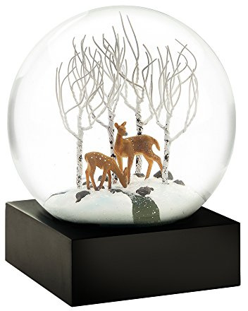 CoolSnowGlobes Deer in The Woods Cool Snow Globe
