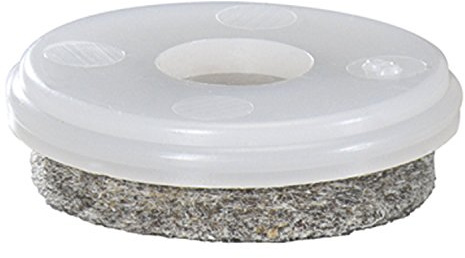 WAGNER VAS174 Möbel-Filzgleiter QuickClick Einsatz ULTRASOFT zum Eindrücken ø 30 mm, Kunststoff natur Inhalt: 20 Stück, Natural, 30mm, Einsatz ø 30mm | Möbelgleiter, Kunststoff, zum Auf-/Eindrücken, Filzgleiter