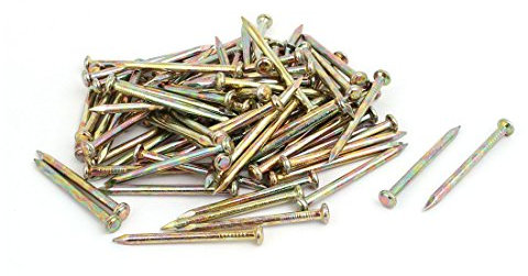 Aexit Fibra de cemento Cemento Pared Zinc Aleación Punta Punta Alambre Clavos 50 (model: A5491VIIII-8193BF) mm Longitud 80PCS