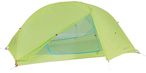 Marmot Superalloy 2P, Ultraleichtes Zelt 2 Personen, kleines 2 Mann Trekking Zelt, Camping Zelt, absolut wasserdicht, Green Glow, ONE