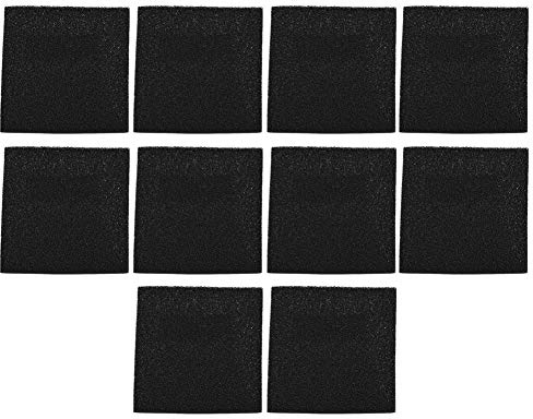 Nikou Aktivkohlefilter, 10 Stück 13 cm x 13 cm Rauchabzug Lötschwamm Praktisch zum Löten von Rauchabsorber Rauchabzug Dunstabzug, Biomülleimer Kleine Filter Luftreiniger