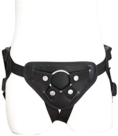 Comfortable Nylon Sex Toy Adjustable Strap On Harness Erotic Sex Toy for Men Women Magicnitz Black