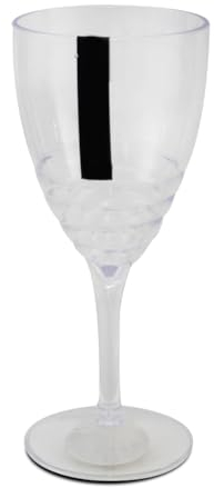 JUANIO Lot de 24 verre à liqueur, verre à pied, verre dégustation - Diamètre 9 x Hauteur 20.5 cm
