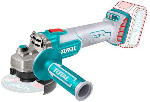 Total Destornillador de impacto sin escobillas de 5 piezas de 20 voltios, sin batería y sin cargador TAGLI201258