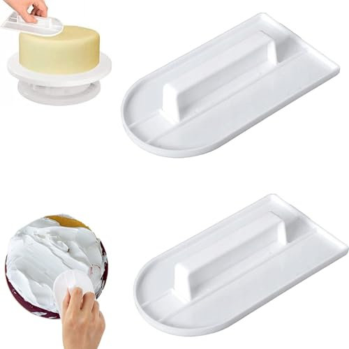 2 Pcs Fondant Cake Smoother Polisher, Fondant Smoother Cake Icing Smoother Tool, Fondant Marzipan Sugar Paste Polisher Smoothing Sugrarcraft Cupcake, Suitable for Home Kitchens Cake Shops Candy Shops