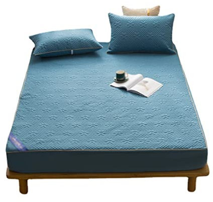Drap housse et protège-matelas imperméable pour incontinence - 90 x 200 cm - Convient aux matelas jusqu'à 30 cm - Design 2 en 1 pour une protection et un confort maximaux.