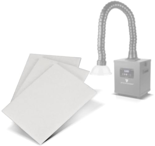STAHLWERK Vorfilter 3er Set für Rauchabsaugung FE-150 ST | Ersatzfilter | Filtermatte/Luftfilter/Vorfiltermatte für Absauganlage/Rauchabsorber/Rauchabzug/Schweißrauch- und Lötabsaugung