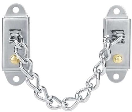 Anti-Diebstahl-Kette, Tür-Sicherheitskette, Türkette, Tür-Kettenschloss, Edelstahl, Anti-Diebstahl-Tür-Kettenschloss, Sicherheit for Aluminium