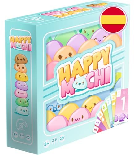 Asmodee Happy Mochi, Juego de Cartas Estratégico y Divertido