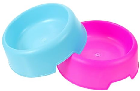 BESPORTBLE 2stücke Plastik Schüssel Für Kleine Hunde Und Kaninchen Hundenapf Und Kaninchennapf Aus Kunststoff Welpenfutter Und Geräumig Und Leicht Zu Reinigen