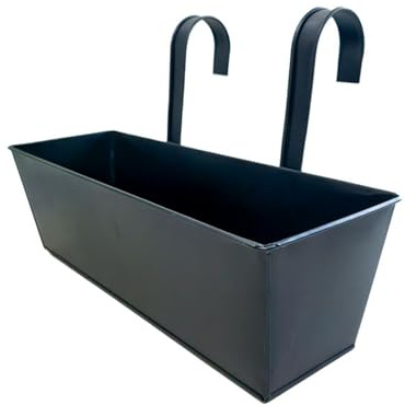 Flower Pot Hanging Garden Decor Handrail Planter Box Display Accessories for Fence or Porch