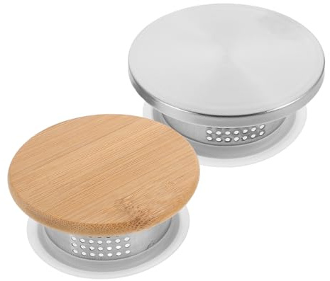 Ciieeo 2 Pièces Stainless Steel Jug Lid Fit Water Pitcher Cover Dustproof Stopper For Juice Milk Cold Beverage Carafes