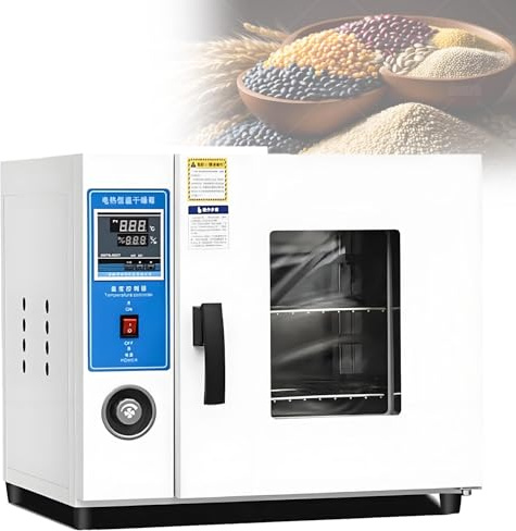 Horno de secado por chorro de temperatura constante de 15 l/40 l, horno de secado al vacío con control de temperatura, temporizador y revestimiento galvanizado, para el secado de artículos. 15L