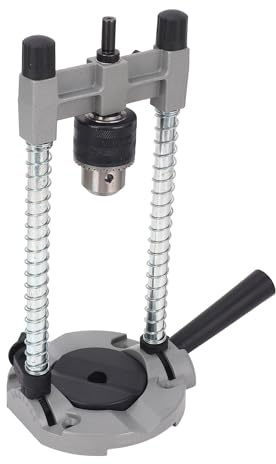 Marhynchus Guide de Perçage Portable, Guide de Perçage Multi-angle pour Trous Droits et Coudés, Adaptateur de Perceuse à Colonne pour Perceuse à Main, avec Butée de Profondeur Réglable et