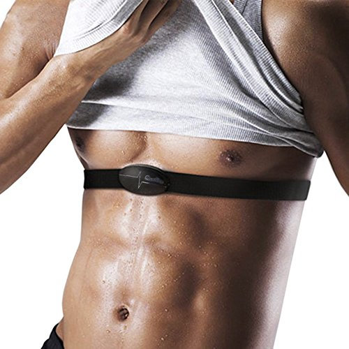 Bluetooth 4.0 Sensor inteligente de frecuencia cardíaca correa de pecho inalámbrico monitor de fitness para deportes al aire libre