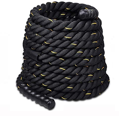 Battle Rope Hua Fitnessseil, Outdoor Sports Battle Seil 38mm 12m, Männliche Und Weibliche Kernmuskelfestigkeit Trainingseil, Verschleißfestes Und Langlebiges Kletterseil