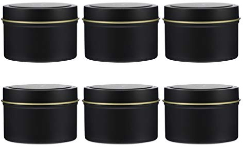 Milisten 6 Piezas Lata De Vela Retro Contenedor De Té Envases De Velas De Estaño Tarro Artesanal De Velas DIY Tarros para Hacer Velas Lata De Dulces Vintage Metal Planchar Viajar Bulto