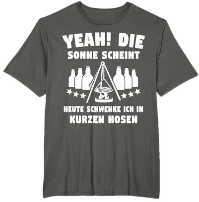 Saarländer Schwenken Grillen Saarland Schwenker Saarländer T-Shirt