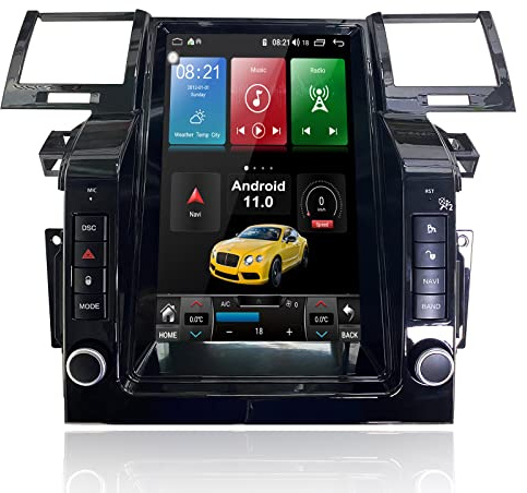 MOOKAKA 12.1 pollici Android 11 Tesla Car Stereo Radio 1 Din Multimedia Player per Land Rover Range Rover Sport 2005-2009 con Wireless Carplay Bluetooth DSP GPS Navigation Head Unit (6+128GB 8 Nucleo)